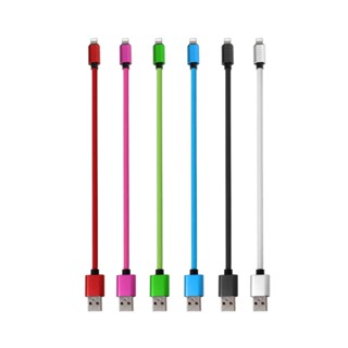 Ann สายชาร์จ Micro USB Type-c 25 ซม. ยืดหยุ่น สําหรับโทรศัพท์ 6 7 8