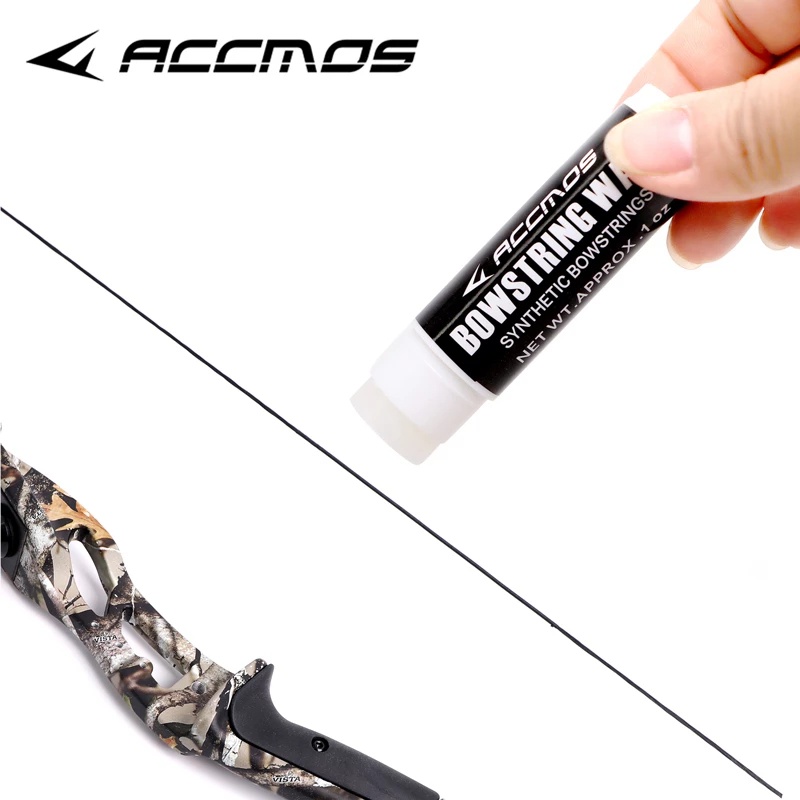 คอมโพสิตโบว์ Recurve โบว์ยาวโบว์สตริงขี้ผึ้งสตริงป้องกันรางหล่อลื่น