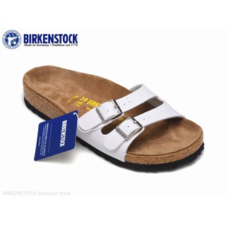 【Original】Birkenstock Ibiza Womens Classic Cork White Matte Slippers 34-41