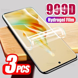 ฟิล์มไฮโดรเจลนิ่ม กันรอยหน้าจอ แบบเต็มจอ สําหรับ Oppo Reno8 T 5G 4G Opo Reno 8 T 8T Reno8T CPH2481 CPH2505 3 ชิ้น