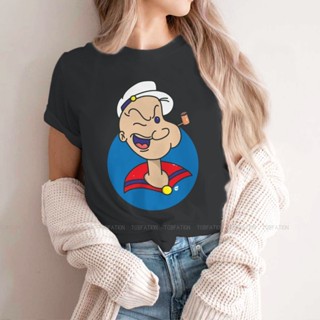 เสื้อทหาร เสื้อยืดยูนิเค่ Voor Meisje Popeye The Sailor Amerikaanse Comics Tekenfilm Creatieve Grafische เสื้อยืด K_02