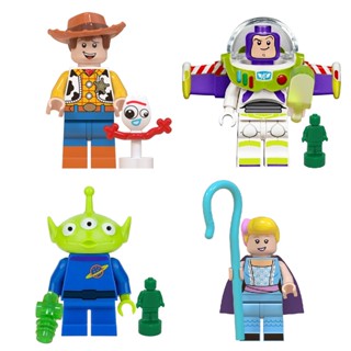 บล็อคตัวต่อ Toy Story Buzz Lightyear Woody ของเล่นเสริมการเรียนรู้ สําหรับเด็ก 8 ชิ้น