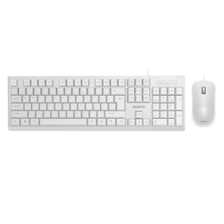 NUBWO NKM628 WHITE Keyboard+Mouse Wireless Combo Set คีย์ไทย/อังกฤษ รับประกัน 1ปี