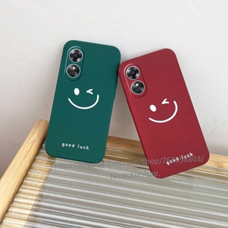 2023 Good Luck Soft Casing for OPPO Reno8T 8 T A78 5G 4G เคส Phone Case Anti Fingerprint Soft Silicone Phone Back Cover เคสโทรศัพท