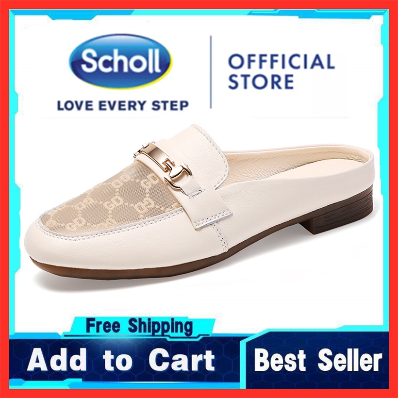 Scholl รองเท้าผู้หญิง รองเท้าหนังลําลอง scholl รองเท้าผู้หญิง Boat Shoes ผู้หญิง