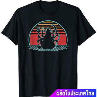 เสื้อยืดผู้ แขนสั้นcrew neckประเทศไทย หนุมาน พระพุทธเจ้า เทพเจ้าลิง Hanuman Hindu God Retro Vintage 80s Style Gift T-Shi