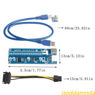 Godd การ์ดจอ PCI-E สําหรับ Express 1x เป็น 16x พร้อม USB 3