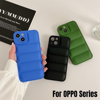 เคสโทรศัพท์มือถือ ซิลิโคนนิ่ม ป้องกันเลนส์กล้อง สีแคนดี้ สําหรับ OPPO A15S A16S A16K A54 A55 A57 A74 A76 A94 A95 A96 AX5S A12 A5 A9 2020 Reno 7Z