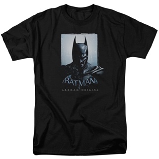 เสื้อยืดผู้ชาย Batman Arkham Origins DC Comics Two Sides Adult T-Shirt Tee men เสื้อ ยืด ผู้ชาย คอกลม โอเวอร์