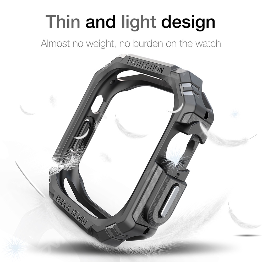 ใหม่ซิลิโคนสําหรับ iWatch Ultra Case 49 มม.กรอบกันชนป้องกันสําหรับ iWatch 8 49 มม.อุปกรณ์เสริม Elect