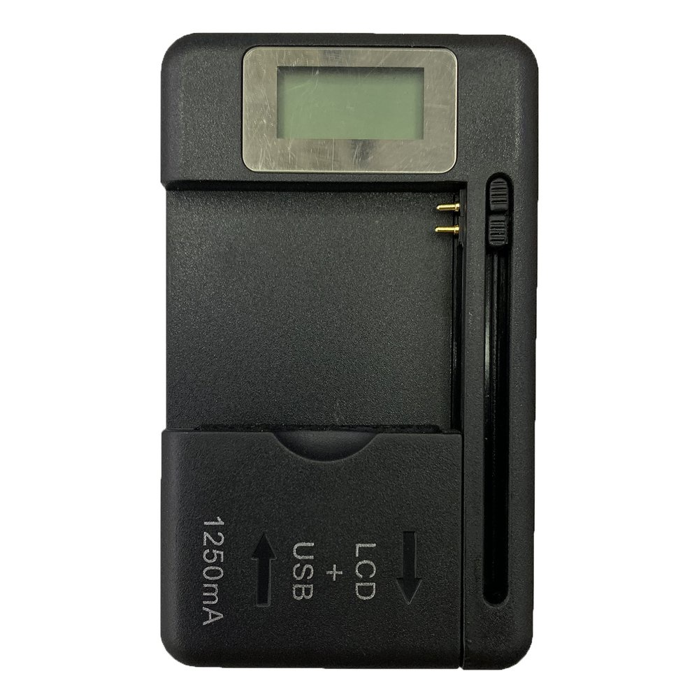 เครื่องชาร์จแบตเตอรี่มือถือ หน้าจอ LCD สําหรับโทรศัพท์ พร้อมพอร์ต USB