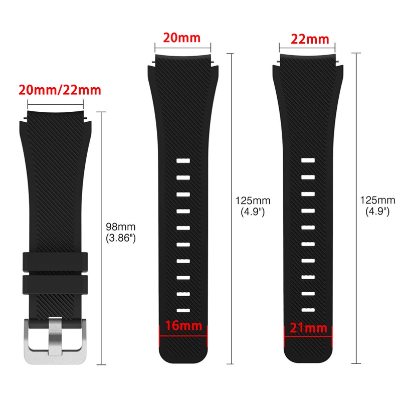 สายนาฬิกาข้อมือซิลิโคน กันน้ํา สําหรับ Suunto 5 Peak