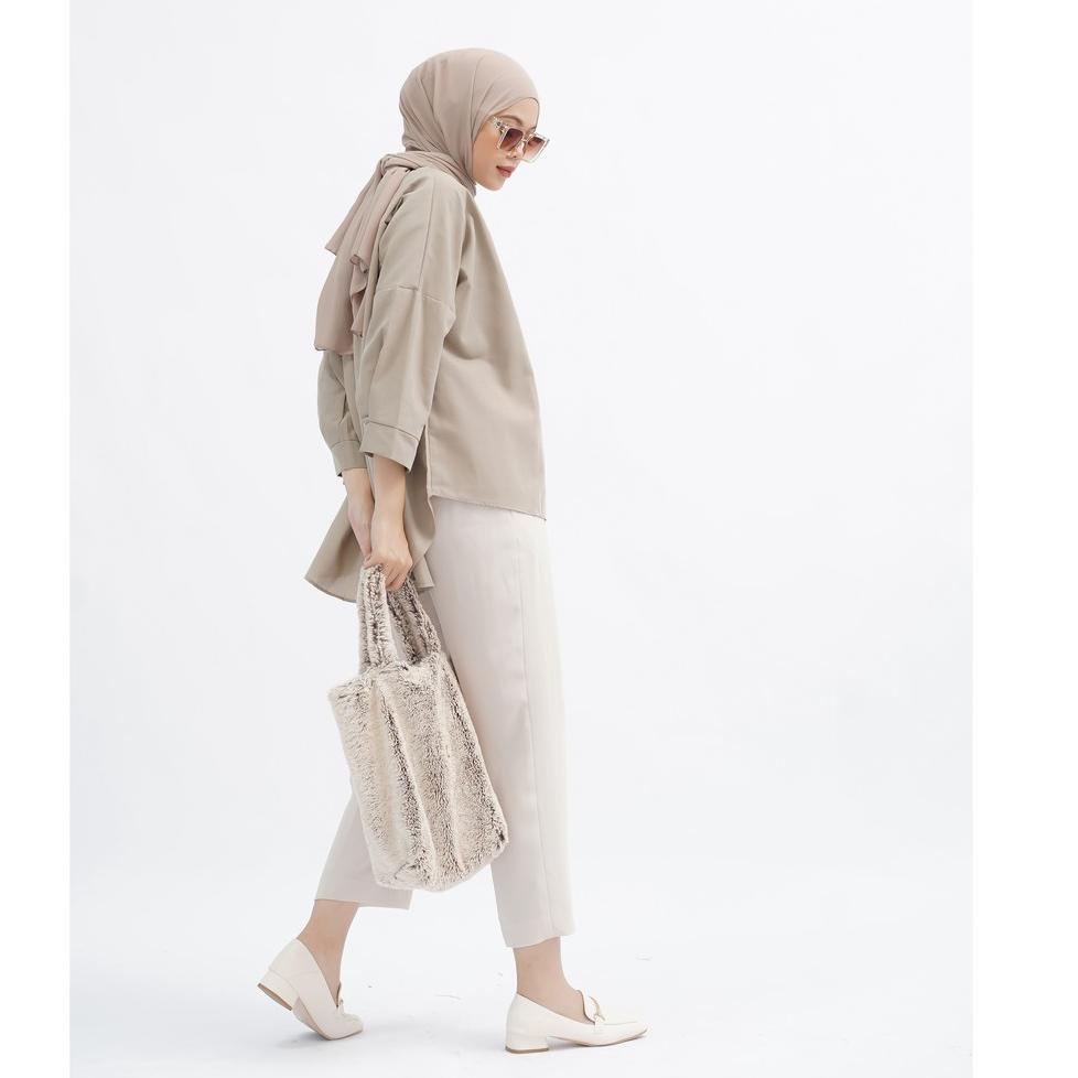 KATUN KEMEJA VIRAL PLAIN SHIRT RAISA COTTON SUPERNOVA PREMIUM SHIRT BTS B089