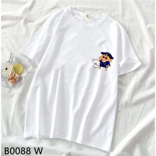 stok sedia cotton baju besar comel lawak shinchan crayon boy tshirt school uniform kawaii B0088 FACTORY FASHION_12