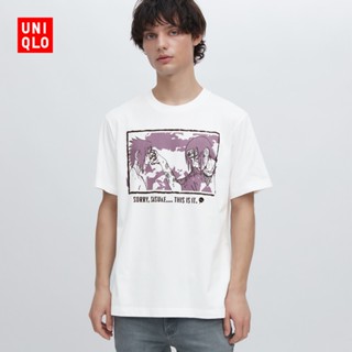 【พร้อมส่ง】Uniqllo เสื้อยืดแขนสั้น พิมพ์ลาย ARCHIVE สําหรับผู้ชาย และผู้หญิง