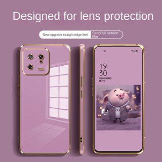 Xiaomi 13 Pro mi 12 13 Lite 12T Pro เคสโทรศัพท์ หรูหรา ขอบตรง ซิลิโคน กันกระแทก รวมทุกอย่าง เคสโทรศัพท์นุ่ม