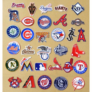 แผ่นสติกเกอร์โลโก้เบสบอล Mlb Boston Red Sox Blue Bird Little Bear Cardinal Royal Major League สําหรับติดตกแต่ง