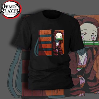 DEMON SLAYER NEZUKO WITH BOX UNISEX CUTTING 100% COTTON ANIME TEE_08