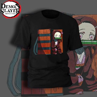 DEMON SLAYER NEZUKO WITH BOX UNISEX CUTTING 100% COTTON ANIME TEE_08