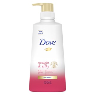 โดฟ 410มลDOVE แชมพู สเตรทแอนด์ซิลกี้ชมพู SHAMPOO STRAIGHTSILKY PINK410ML