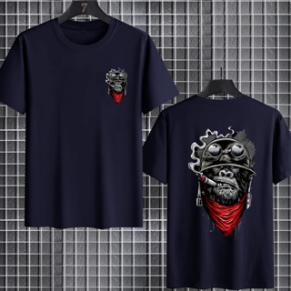 เสื้อยืดแขนสั้น ผ้าฝ้าย พิมพ์ลาย DISTRO COMBED 24s KINGKONG สําหรับผู้ชาย และผู้หญิง_01