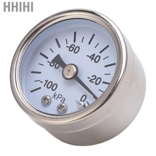 Hhihi Vacuum Pressure Gauge  Stainless Steel Case Dial Liquid Filled for Industrial Use