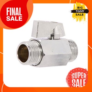 Brass ball valve plated M. DUSS model P2 size 1/2 inch chrome