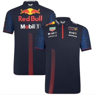 ใหม่ เสื้อยืดโปโล ลาย Oracle Red Bull racing Team 2023 สําหรับผู้ชาย