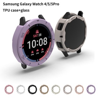 เคสป้องกันหน้าจอ TPU สําหรับ Samsung Galaxy watch 4 5 5pro Galaxy watch 5 44 40 มม.