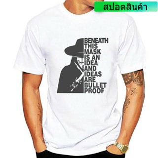 ใหม่ เสื้อยืด ลาย Guy Fawkes Anonymous We The People See The Truth สีดํา Pklkkb04Kaejph03