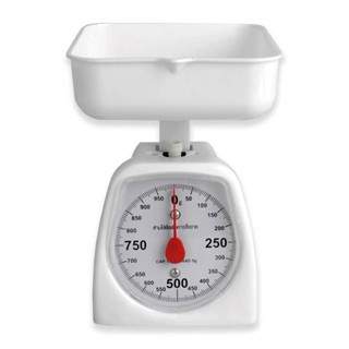 เครื่องชั่งพลาสติก สีขาวPlastic กก. 1 KitchenScale 1kg White