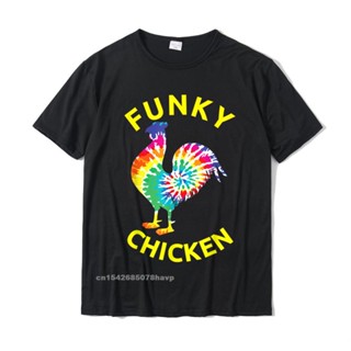 Chicken Shirt Funky Retro Tie Dye 70S Vintage Classic Gift T-Shirt Hip Hop Top T-Shirts Fo_02