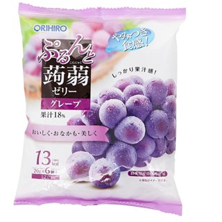 โอริฮิโระเจลลี่รสองุ่นม่วง JELLY 120 กรัมORIHIROGRAPE 120 G.