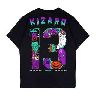 เสื้อยืดแขนสั้นเสื้อยืด ลาย Kizaru Origin | Kizaru 13th | สีดําS-5XL