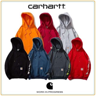 Carhartt เสื้อกันหนาวแขนยาว มีฮู้ด แฟชั่นฤดูใบไม้ร่วง สําหรับคู่รัก