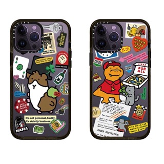 Casetify เคสโทรศัพท์มือถืออะคริลิค แบบแข็ง พิมพ์ลายไดโนเสาร์ สําหรับ iPhone 14 13 12 11 Pro Max Plus