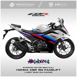 สติกเกอร์ติดตกแต่งรถจักรยานยนต์ สําหรับ HONDA CBR 150 FACELIFT LIVERY BMW HP4 RACING CBR 150k45g K45N