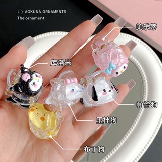 ※NOON※Sanrio คลิปจับผมหน้าม้า ขนาดเล็ก ลายการ์ตูน Kulomi น่ารัก สไตล์ญี่ปุ่น