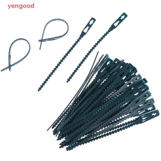 (YGD) สายเคเบิลไทร์ พลาสติก ปรับได้ ใช้ซ้ําได้ สําหรับปีนต้นไม้ 50 ชิ้น