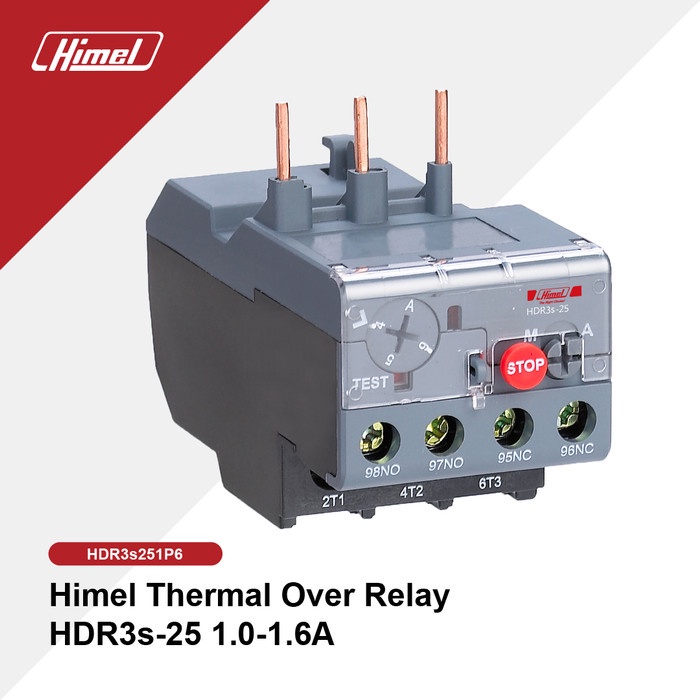 Himel Thermal Over Relay HDR3s-25 1.0-1.6A - HDR3s251P6