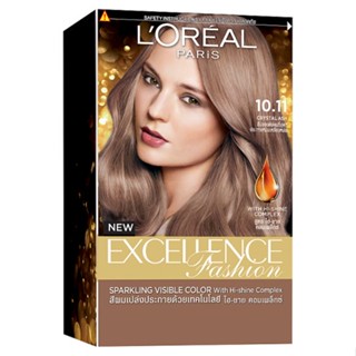 ลอรีอัลเอ็กซ์เซลเล้นซ์ครีมเปลี่ยนสี10.11LOREAL  EXCELLENCE NO.10.11