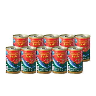 โรซ่าแมคเคอเรลในซอสมะเขือเทศฝาดึง แพ็ค 155 กรัม10ROZA MACKEREL INTOMATOSAUCEE/O155G.PACK