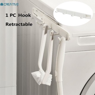 Creative Gap Hook Retractable ติดผนังห้องครัวห้องน้ำในครัวเรือน Creative Punch-Free Gap Storage Racks เครื่องซักผ้าตู้เย็น Sticky Hanger [COD]