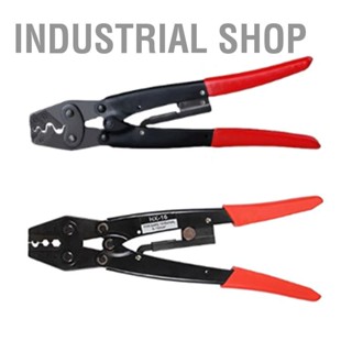 Industrial Shop Ratchet Wire Crimping Tool คีมเชื่อมต่อขั้วเหล็กโลหะผสมโครเมียมวานาเดียมกันสนิม