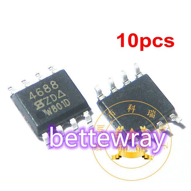 10 ชิ้น SI4688DY-T1-GE3 SI4688 MOSFET 30V 8.9A SOP 4688 ใหม่เดิมลดราคา betterway