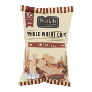 เดอลาลิต้าโฮลวีตชิปส์รสบาร์บีคิว LA 30กรัม DELITA WHOLE WHEATCHIPSSMOLYBBQ