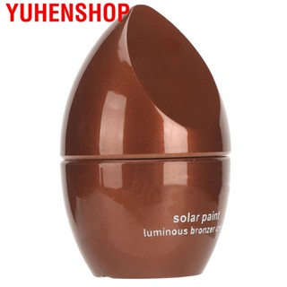 Yuhenshop Bronzer Contour Liquid Metallic Even Skin Tone Improve Dullness Shiny Highlighting Contouring Cream