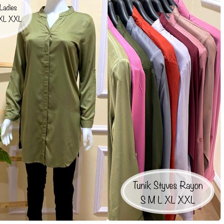 KEMEJA St yves St yves เสื้อผู้หญิง St yves เสื้อผู้หญิงเสื้อเรยอนผู้หญิงเสื้อธรรมดา