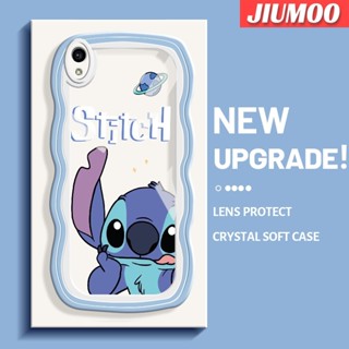 เคสโทรศัพท์มือถือแบบนิ่ม ใส กันกระแทก ลายการ์ตูน Stitch น่ารัก หลากสี สําหรับ VIVO Y1s Y91C