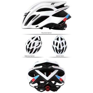 TaffSPORT Helm Sepeda MTB Road Bike Light Bicycle Helmet 19 Air Vent - X15
